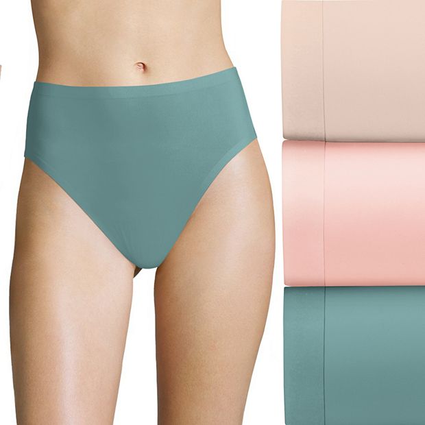 DFAK83 - Bali Womens Comfort Revolution Microfiber Hi-Cut Panty, 3