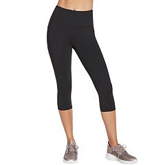 PLUS SIZE, SOLID KNIT HIGH WAISTED CAPRI LEGGING WITH BOTTOM (735911)