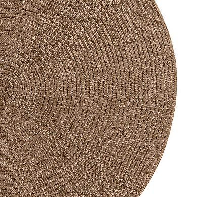 Better Trends Country Braid Tri-Circle Solid Rug - 40'' x 60''
