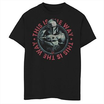 Boys 8-20 Star Wars: The Mandalorian Child This Is The Way Circle Up Graphic Tee