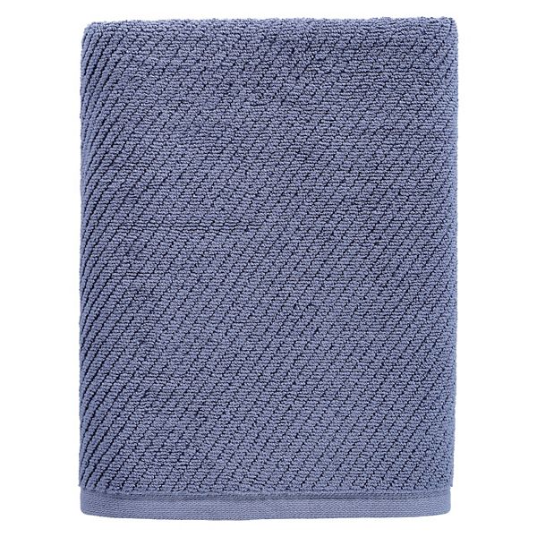 Sonoma Goods For Life® Twill Textured Towels - Blue (BATH TOWEL)