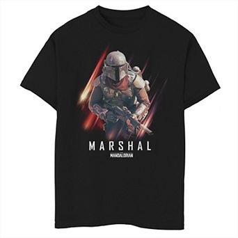 Boys 6-20 Star Wars: The Mandalorian The Marshal In Action Graphic Tee