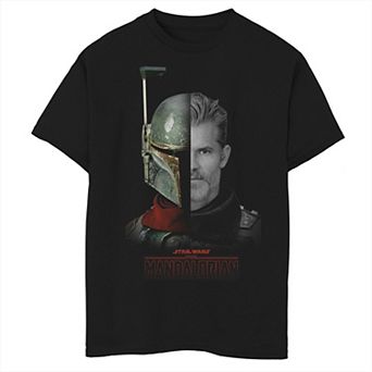 Boys 6-20 Star Wars: The Mandalorian The Marshal Split Face Graphic Tee