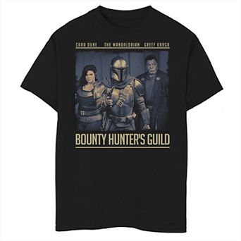 Boys 6-20 Star Wars The Mandalorian Bounty Hunter's Guild Graphic Tee