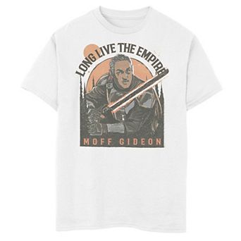 Boys 8-20 Star Wars: The Mandalorian Moff Gideon Long Live The Empire Graphic Tee