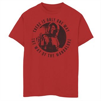 Boys 8-20 Star Wars: The Mandalorian There Is Only One Way R13 Graphic Tee