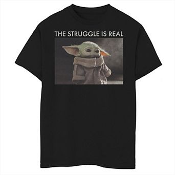 Boys 8-20 Star Wars Baby Yoda Meme Graphic Tee