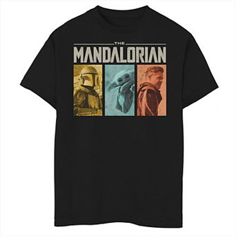 Boys 6-20 Star Wars: The Mandalorian Season 2 Character Color Pop Graphic Tee