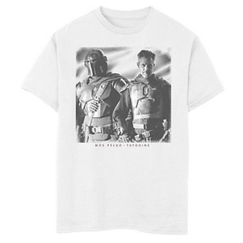 Boys 6-20 Star Wars: The Mandalorian The Marshal Mos Pelgo Tatooine Graphic Tee
