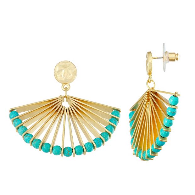 Kohls turquoise online earrings