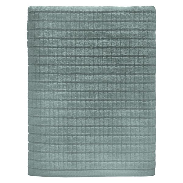 Sonoma Goods For Life&reg; Grid Texture Towels - Jadeite (WASH CLOTH)