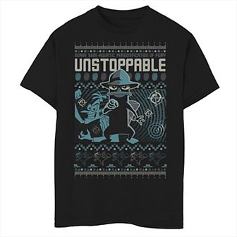 Disney's Phineas & Ferb Boys 8-20 Unstoppable Perry Poster Graphic Tee