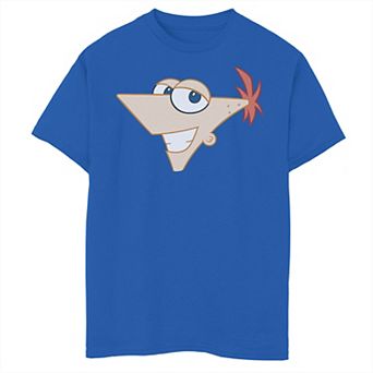 Disney's Phineas & Ferb Boys 8-20 Large Phineas Face Graphic Tee