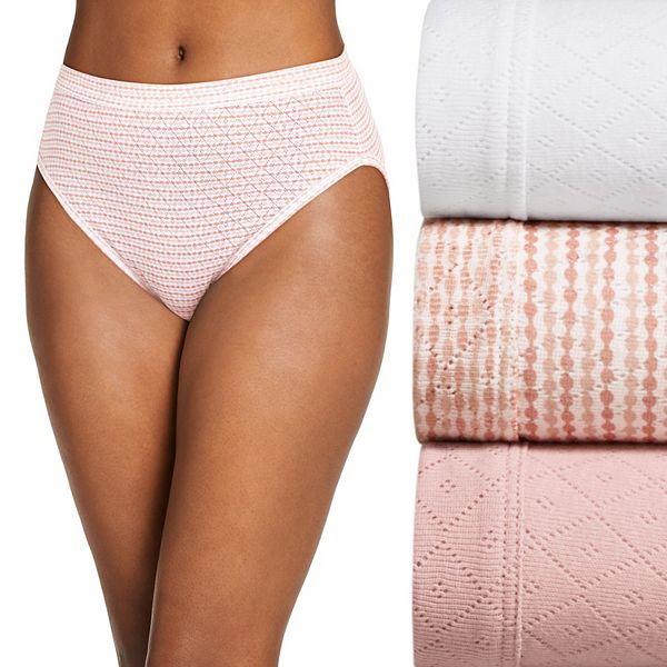 Buy Jockey Women's Underwear Elance Breathe French Cut - 3 Pack, cherry  blossom, 7 Online at desertcartSeychelles