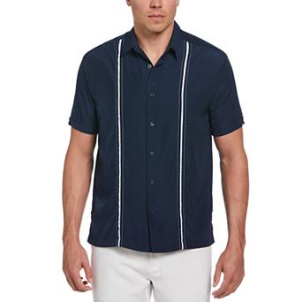 Men's Cubavera Classic-Fit Paneled Button-Down Shirt