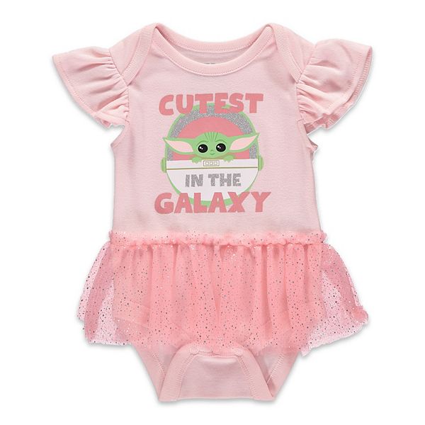 Star Wars Baby Yoda Come To The Cute Side Baby Girls Pants Set