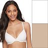 SO® 2-Pack Lightly Lined Convertible T-Shirt Bra