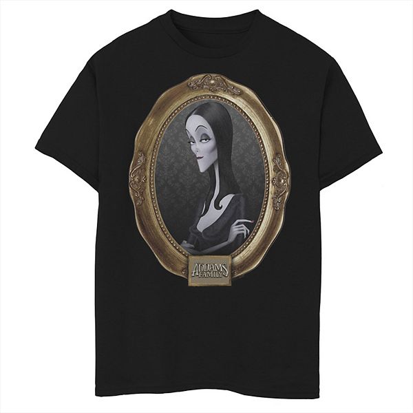 Boys 8-20 The Addams Family Morticia Addams Framed Portrait Graphic Tee