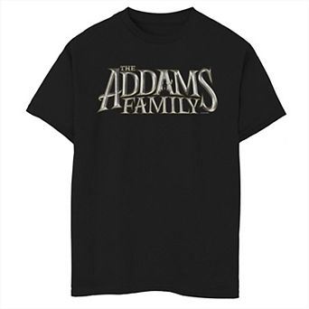 Boys 6-20 The Addams Family Theatrical Logo Graphic Tee