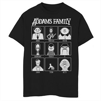 Boys 6-20 The Addams Family Yearbook Graphic Tee