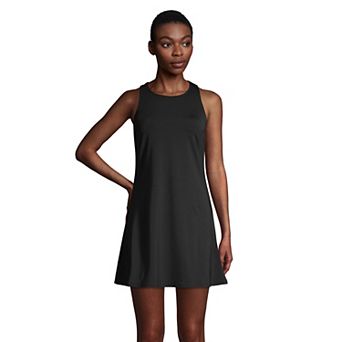 Women's Lands' End Chlorine Resistant Swim Cover-up Dress