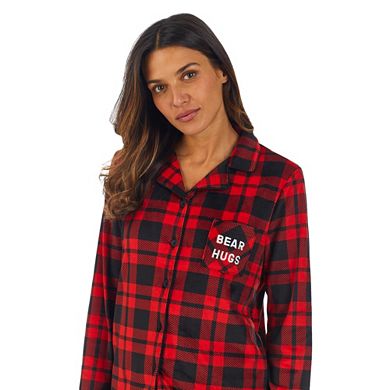 Women's Jammies For Your Families® Cool Bear Plaid Pajama Set by Cuddl Duds®