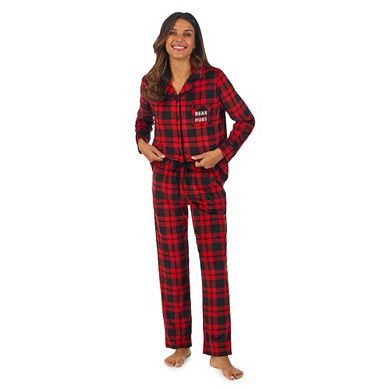 Women's Jammies For Your Families® Cool Bear Plaid Pajama Set by Cuddl Duds®