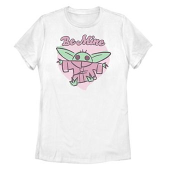 Juniors Star Wars: The Mandalorian The Child Valentine's Day Be Mine Tee