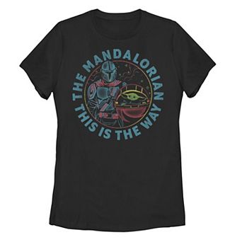 Juniors Star Wars: The Mandalorian This Is The Way Circle Up Tee
