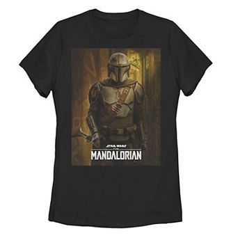 Juniors Star Wars: The Mandalorian Season 2 Mandalorian Poster Tee
