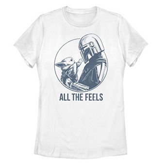 Juniors Star Wars: The Mandalorian & The Child All The Feels Tee