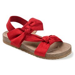 Kohl's best sale red sandals