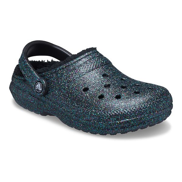 Glitter hot sale crocs women