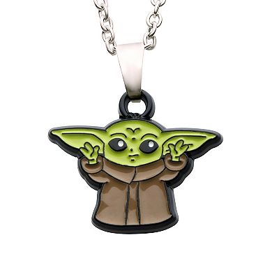 Star Wars The Mandalorian Season 2 Grogu Raise Hand Pendant Necklace
