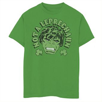 Boys 8-20 Marvel St. Patrick's Day Hulk Not A Leprechaun Graphic Tee