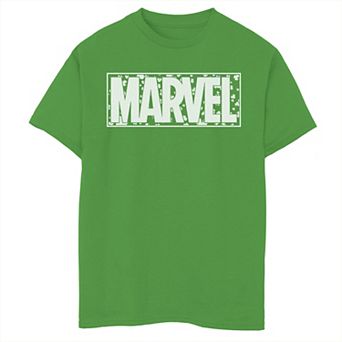 Boys 8-20 Marvel Comics St. Patrick's Day Shamrock Logo Graphic Tee