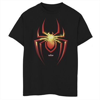 Boys 8-20 Marvel Spider-Man: Miles Morales Electrified Logo Graphic Tee