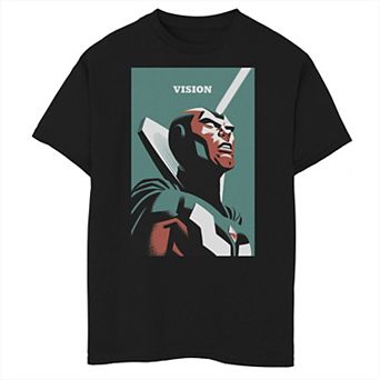 Boys 8-20 Marvel Vision Simple Poster Graphic Tee