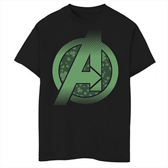 Boys 8-20 Marvel St. Patrick's Day Avengers Logo Graphic Tee