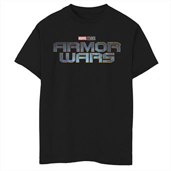 Boys 8-20 Marvel Armor Wars Logo Graphic Tee