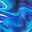 Electric Blue Swirl