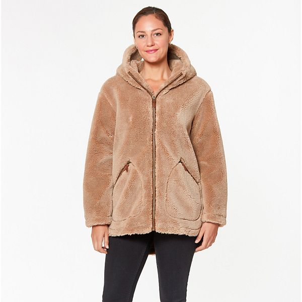 Women s Koolaburra by UGG Hood Faux Fur Jacket