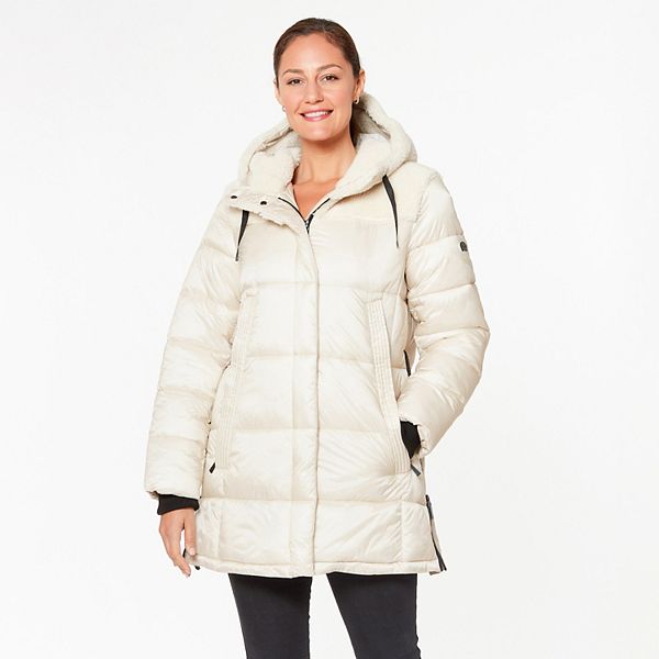 Women's Koolaburra by UGG Hooded Mixed-Media Puffer Jacket