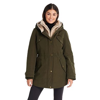 Women's Koolaburra by UGG Faux-Fur Hood Puffer Jacket
