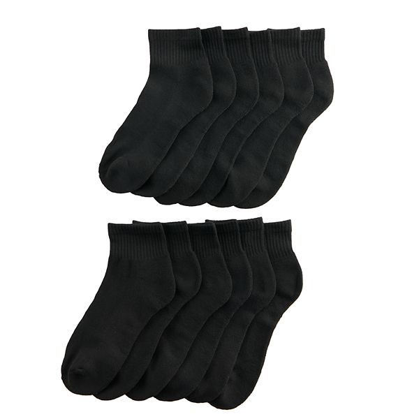 Men's GOLDTOE® 12-pack Active Quarter Socks