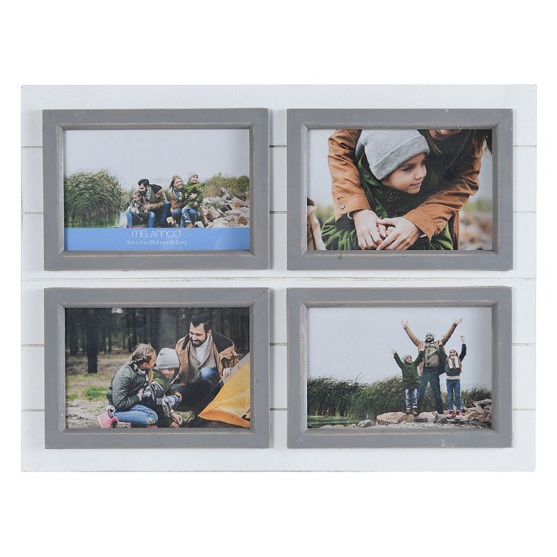 Melannco 4-Opening Collage Frame, Grey