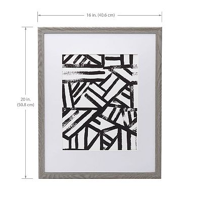 Melannco Gray Frame 2-piece Set