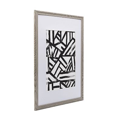 Melannco Gray Frame 2-piece Set