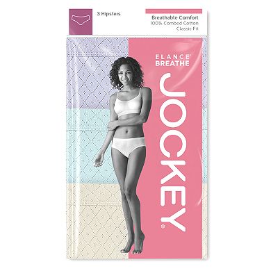 Women's Jockey® 3-pk. Elance Breathe Hipster Panty Set 1540