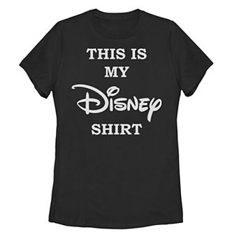 Disney's Juniors' This Is My Disney Shirt Chest Logo Tee